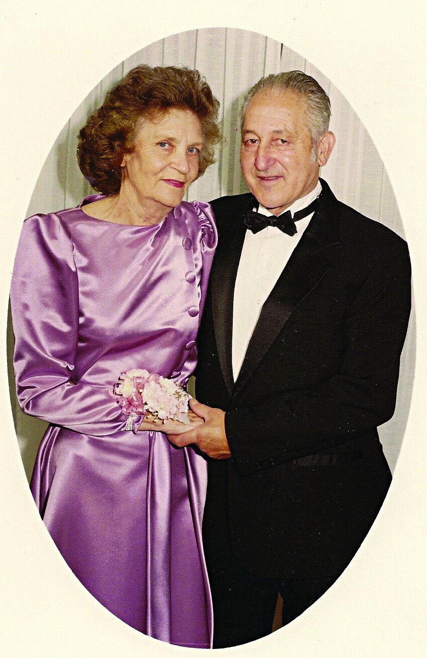 Harriet and Bud Zuccato at the wedding of their daughter, Donna Whiteside.