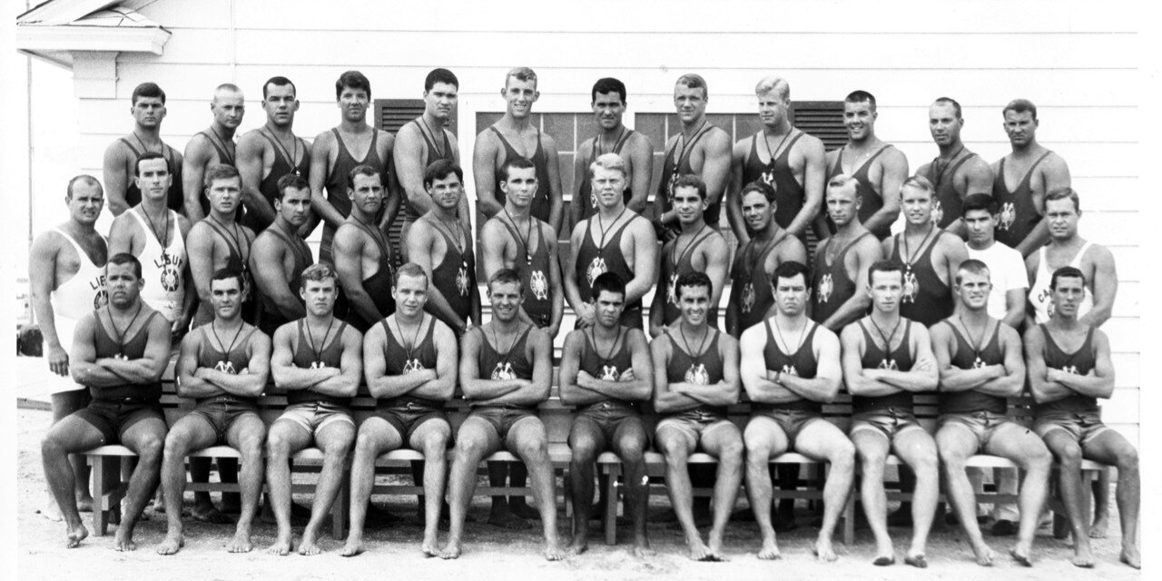 The 1964 SHBP with Captain Fred Miller and lieutenants Steve Bosacco and Tom Gain.