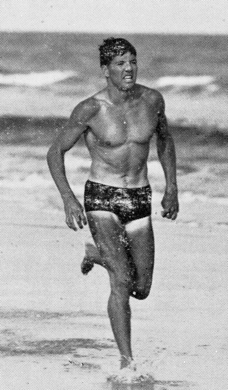 Bill Conroy won the 1964 SHBP half-mile swim.