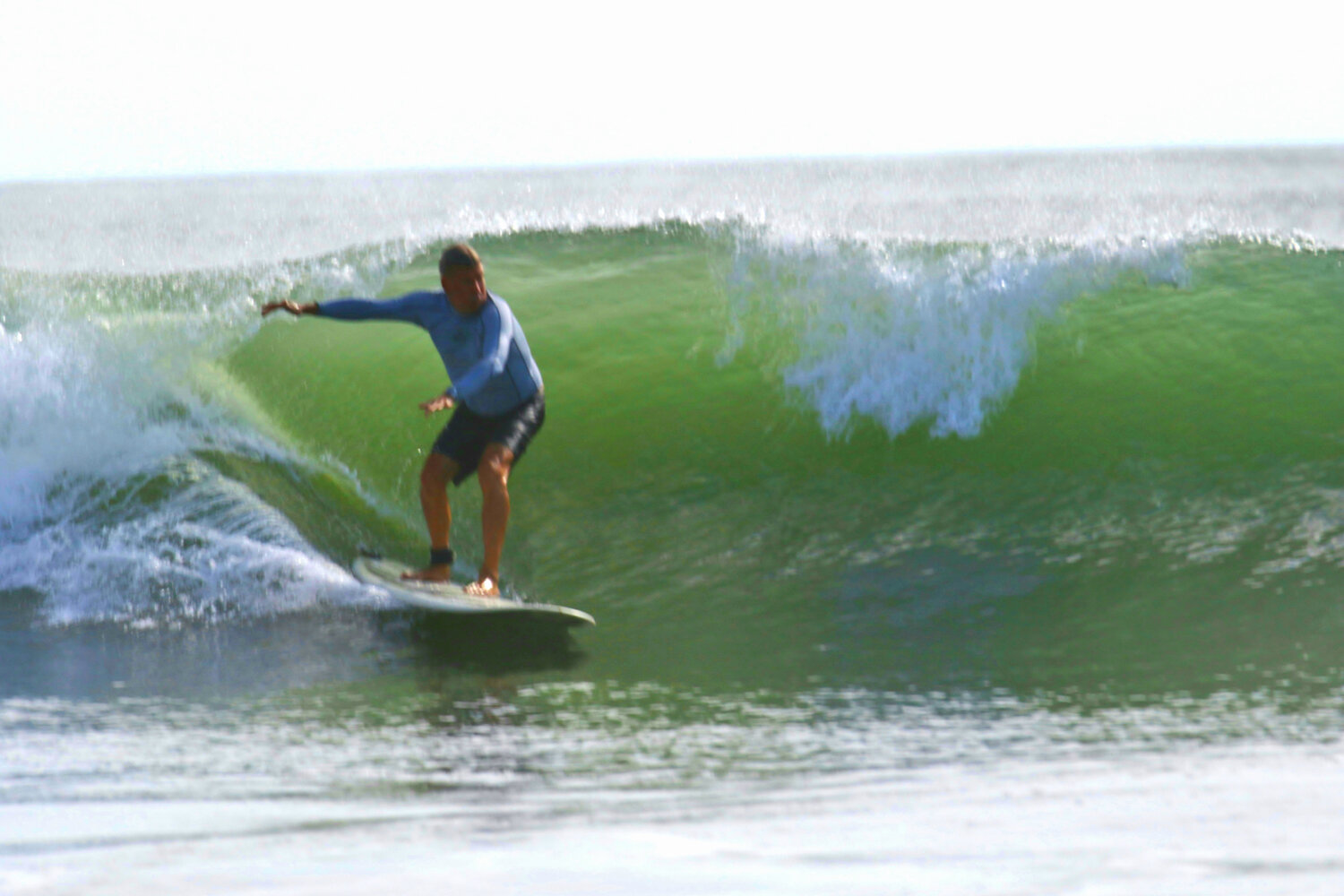 When he sees his photos hung in some of the surfers’ homes, Bloss is overjoyed  to share his work with those who can’t otherwise get these photos of themselves.