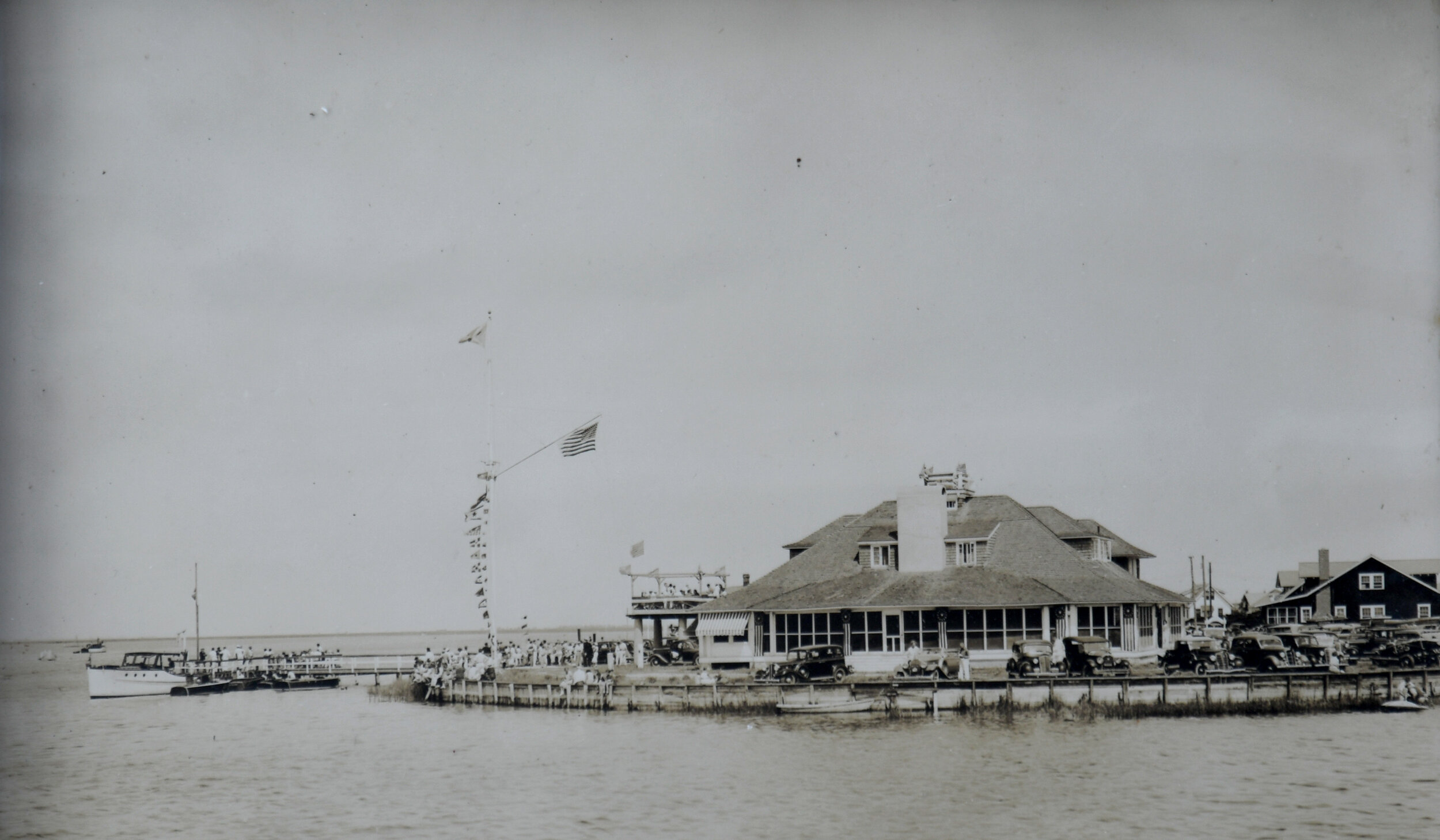 A look at the Yacht Club of Stone Harbor in 1932.