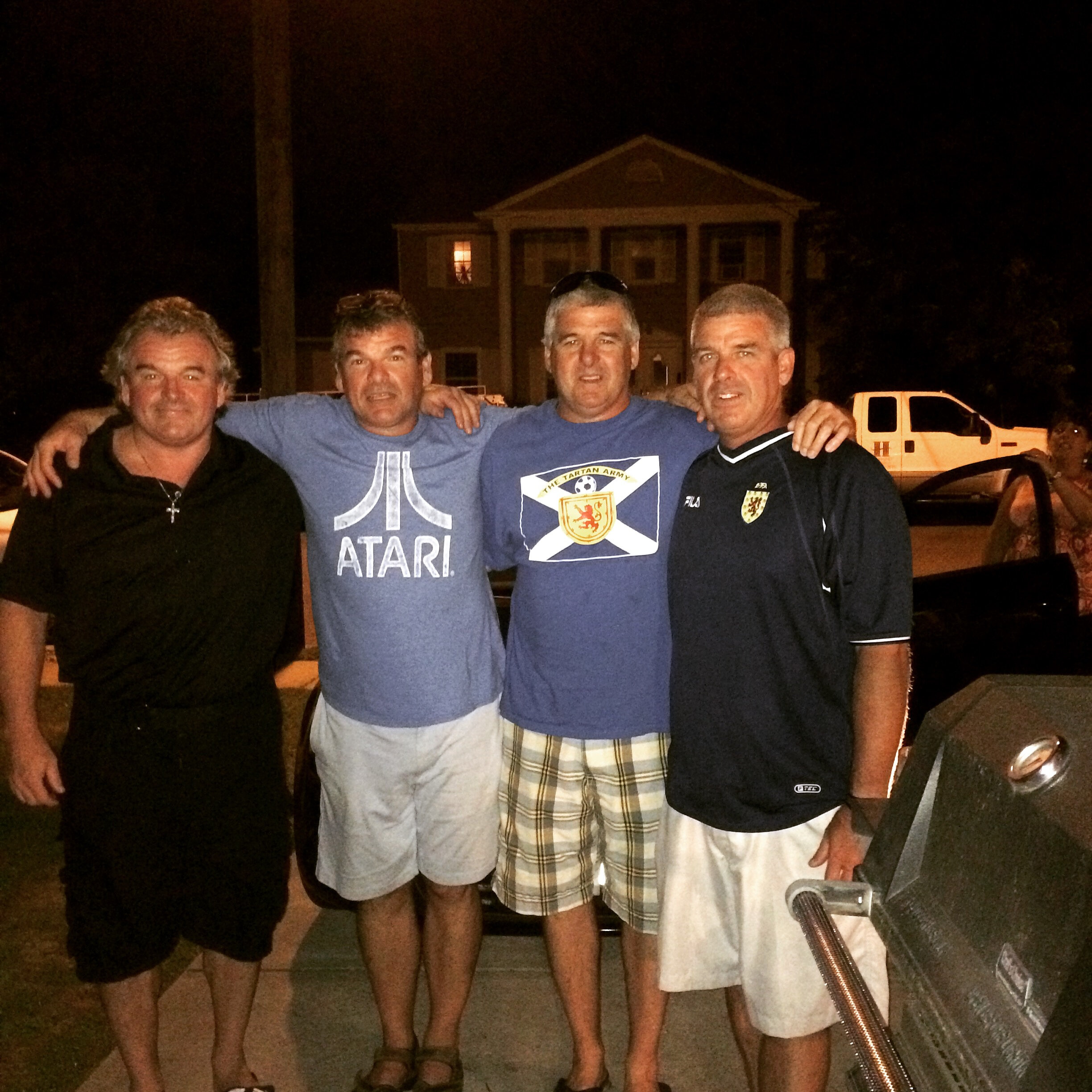 From left: Kevin, Patrick, Gerald and Mike MacFarlane at a family gathering in Stone Harbor in 2016.