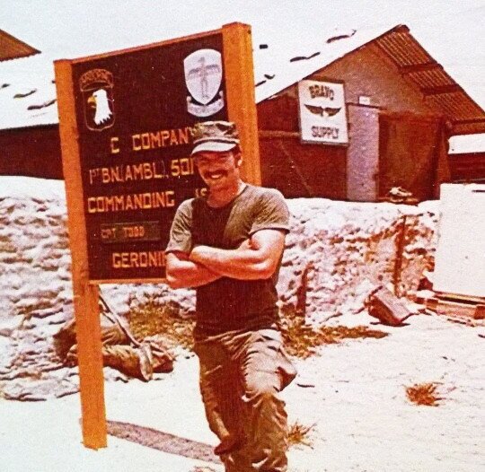 Bruce Land during his tour of duty in Vietnam.