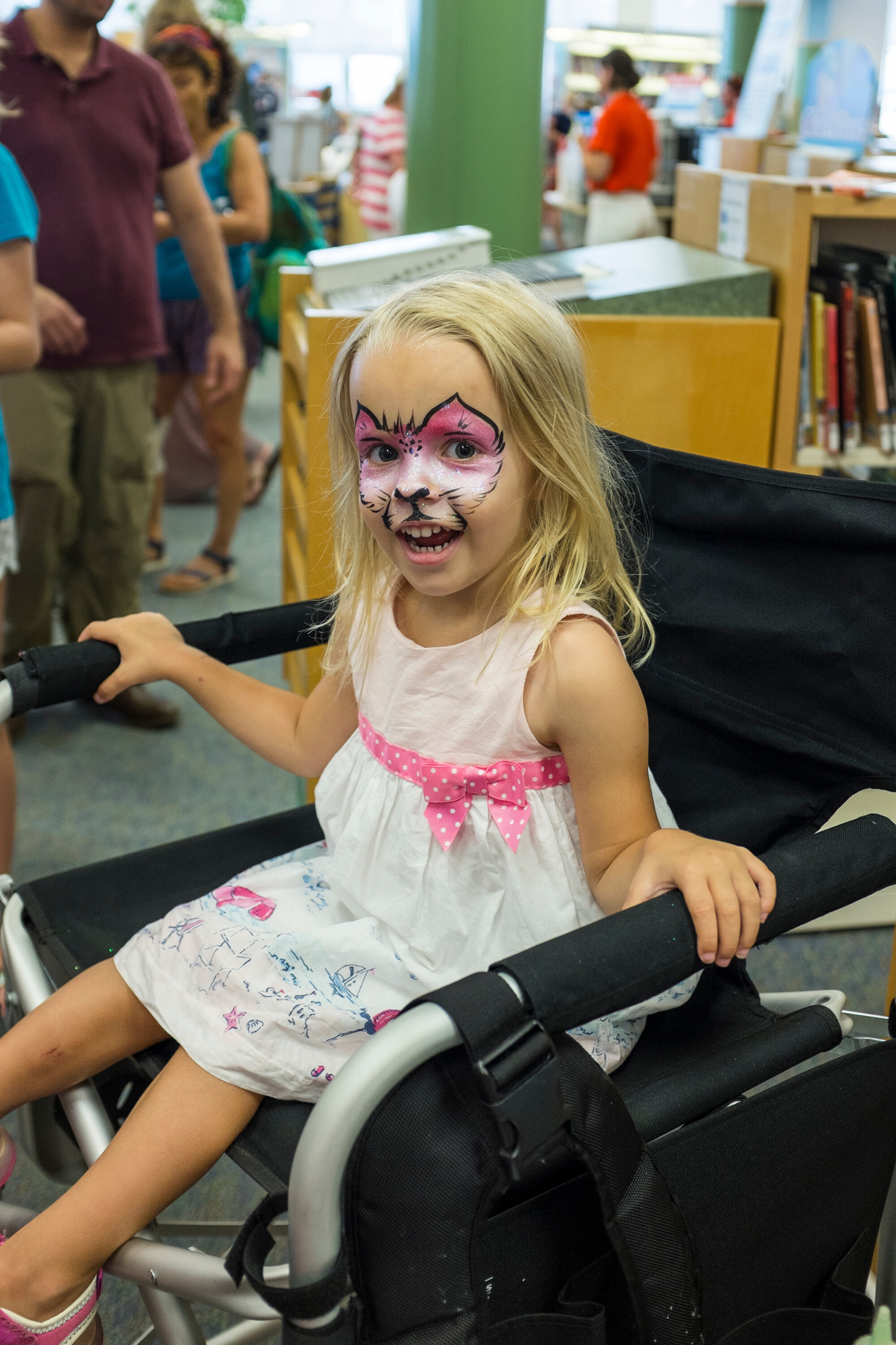 Ella McGlynn at the Avalon Library’s annual Open House &amp; Story Book Bash.