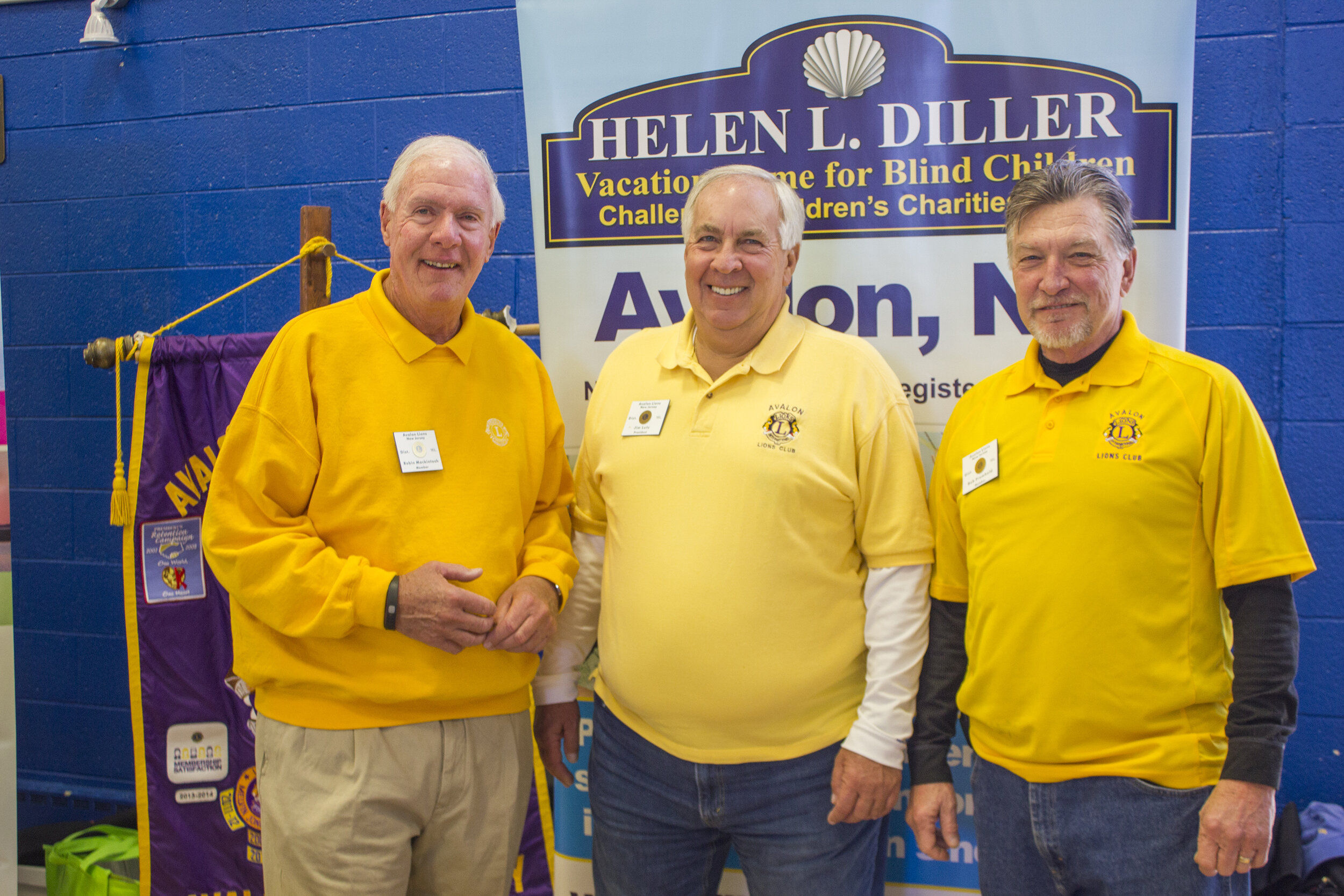 Robin Mackintosh, Jim Lutz and Bob Fromhold  representing the Avalon Lions Club at AHLOA’s  Community Connections event.