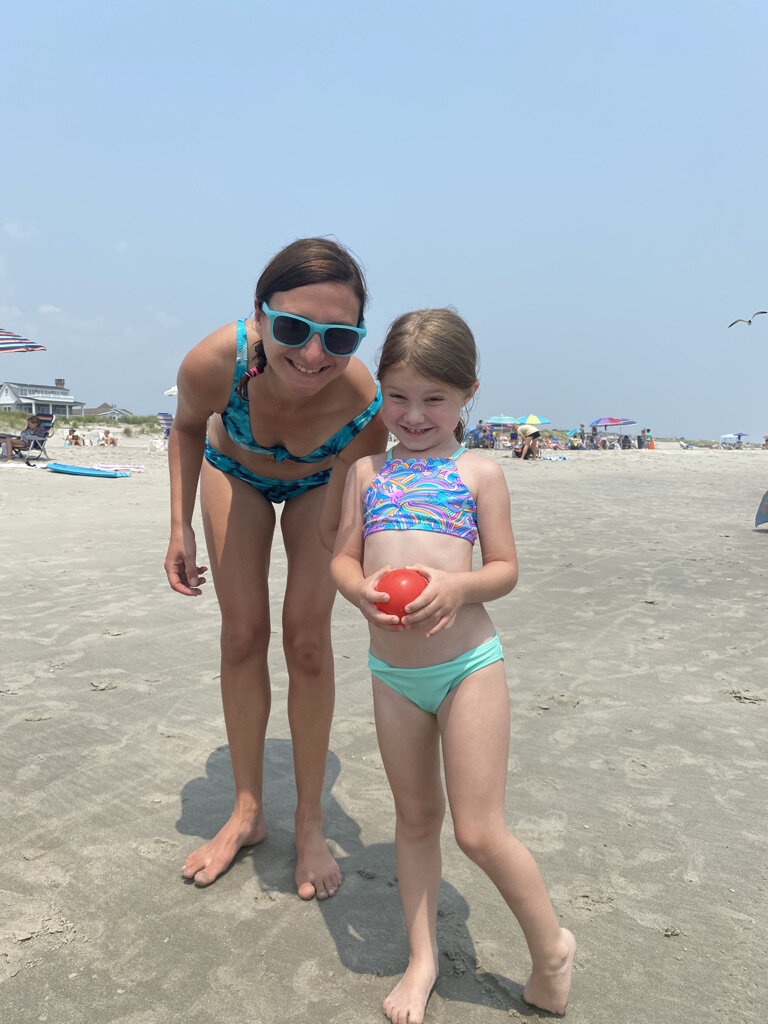 Not going to school and getting ice cream! – Savannah Hurst, 5 (with mom Lauren)