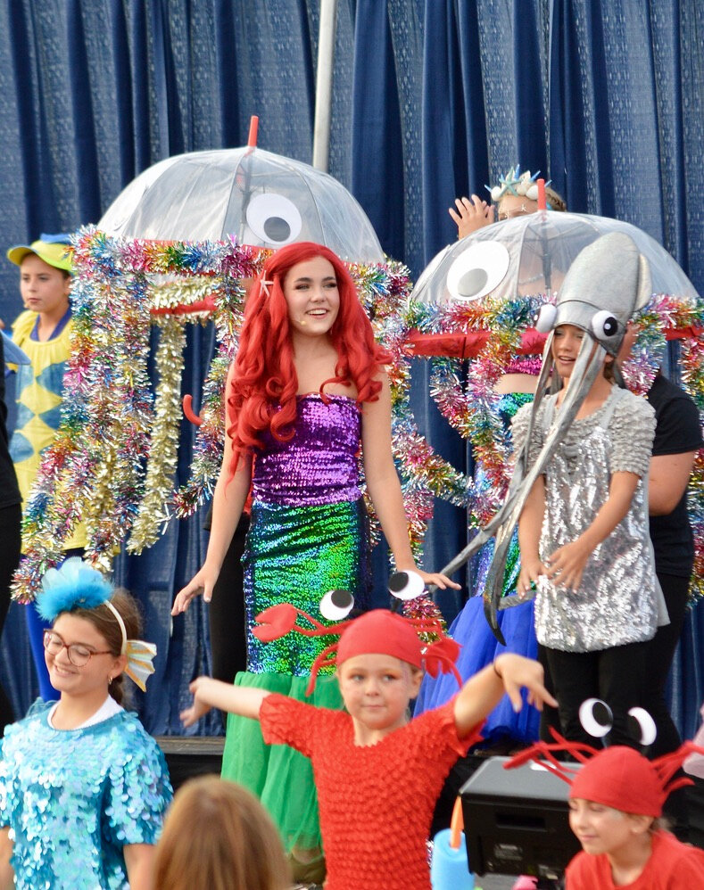7 Mile Players during the July 31 performance of “The Little Mermaid.”