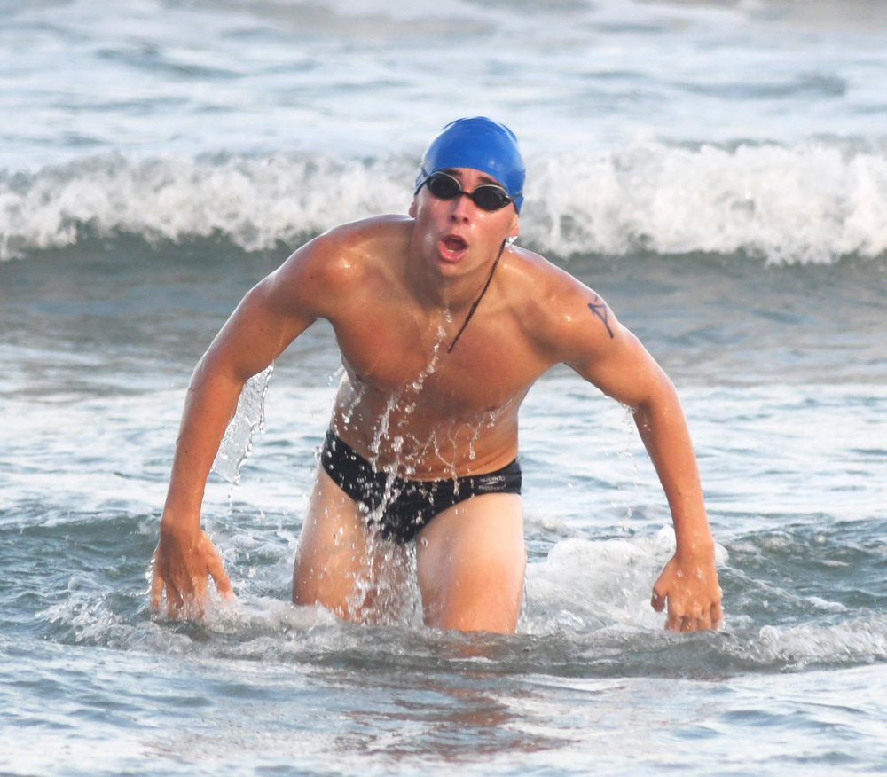 Dolan Grisbaum won the swim at both the  CMC and Beschen-Callahan Championships.