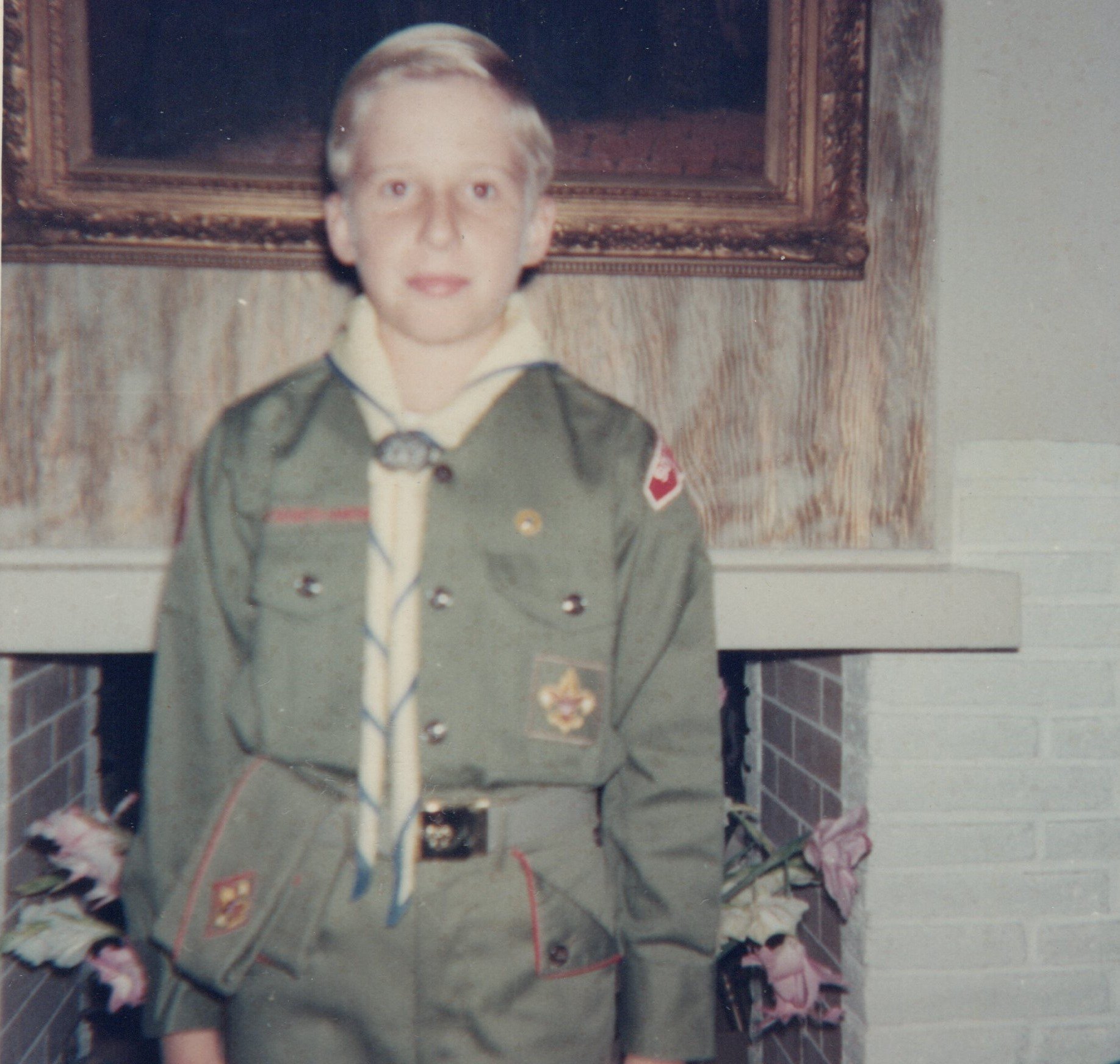 McCorristin as a Boy Scout.