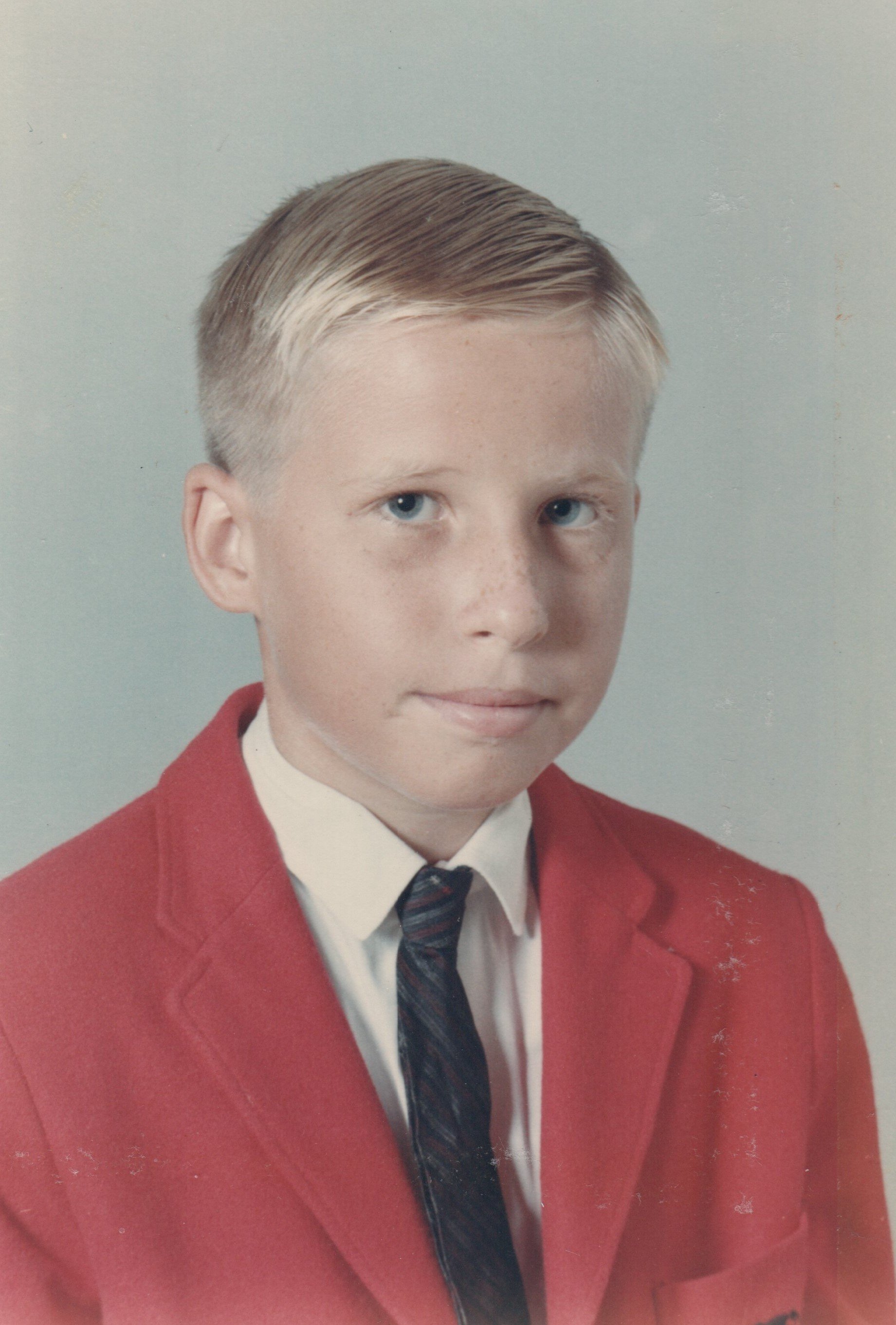 John in seventh grade, 1965