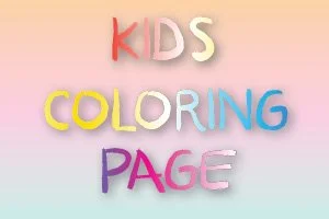 Kids Coloring Page