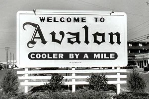 Signs of Times Gone By in Avalon: And Now Replicas of Jim Leahy’s ‘Welcome’ Signs Are Collectibles