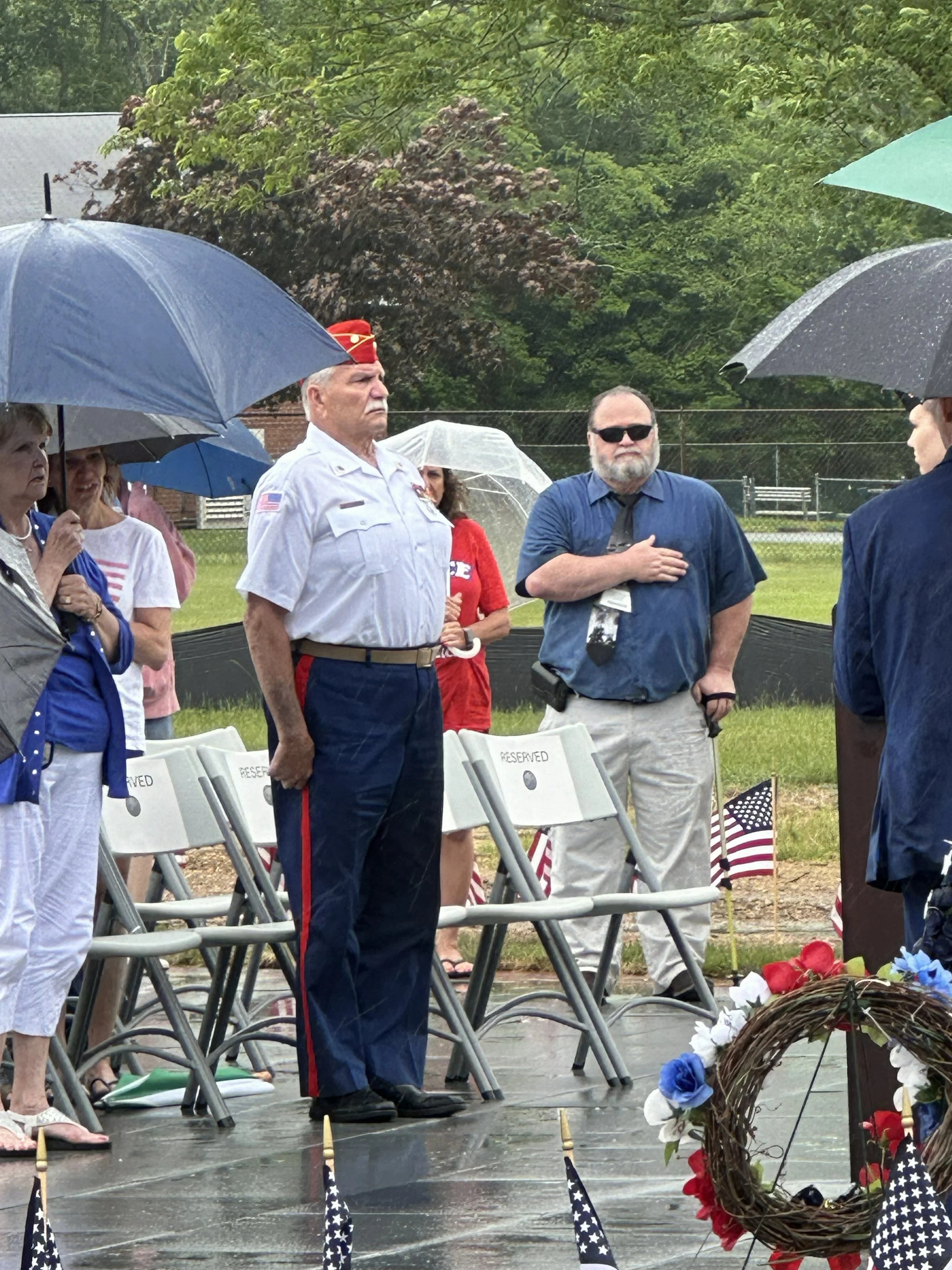 Tom LaRosa at the 2024 Memorial Day service in Cape May.