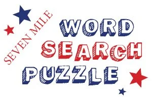 Seven Mile Word Search Puzzle