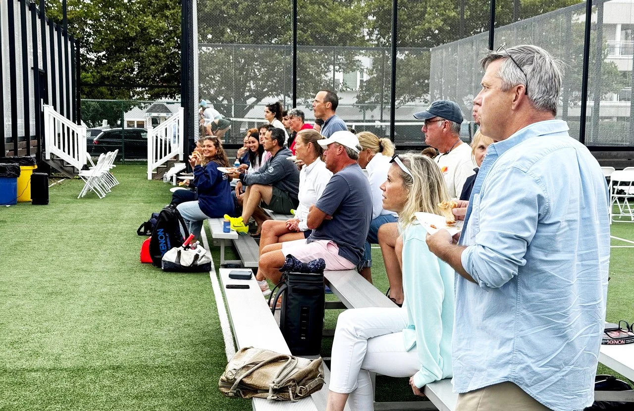 Local fans come out in force, as well as tennis, pickle, and paddle enthusiasts.
