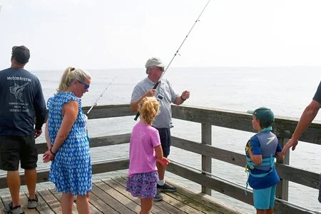 Fishing with the Mayor