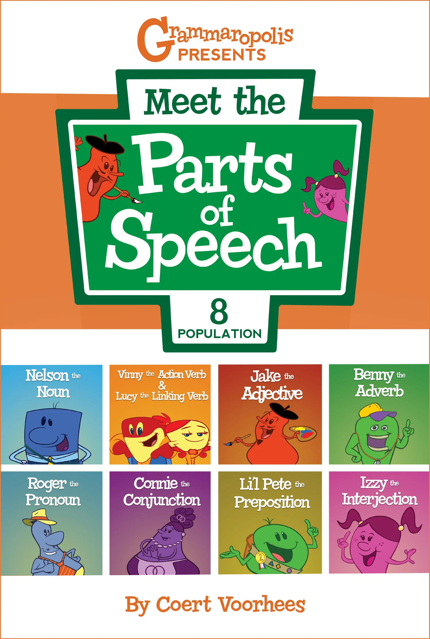 Meet The Parts Of Speech Series Six Foot Press