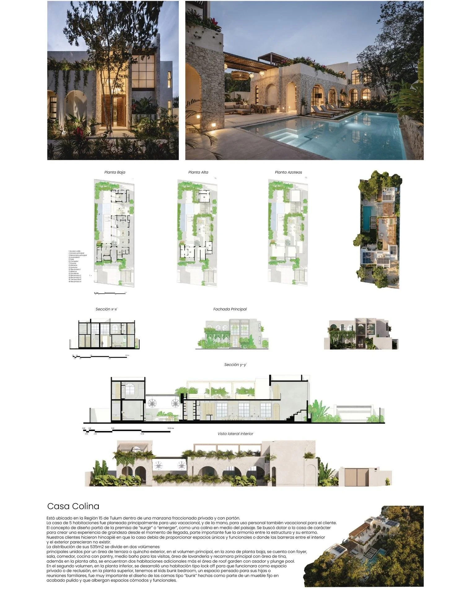 Laminas Arquitectonica de @casacolina_tulum