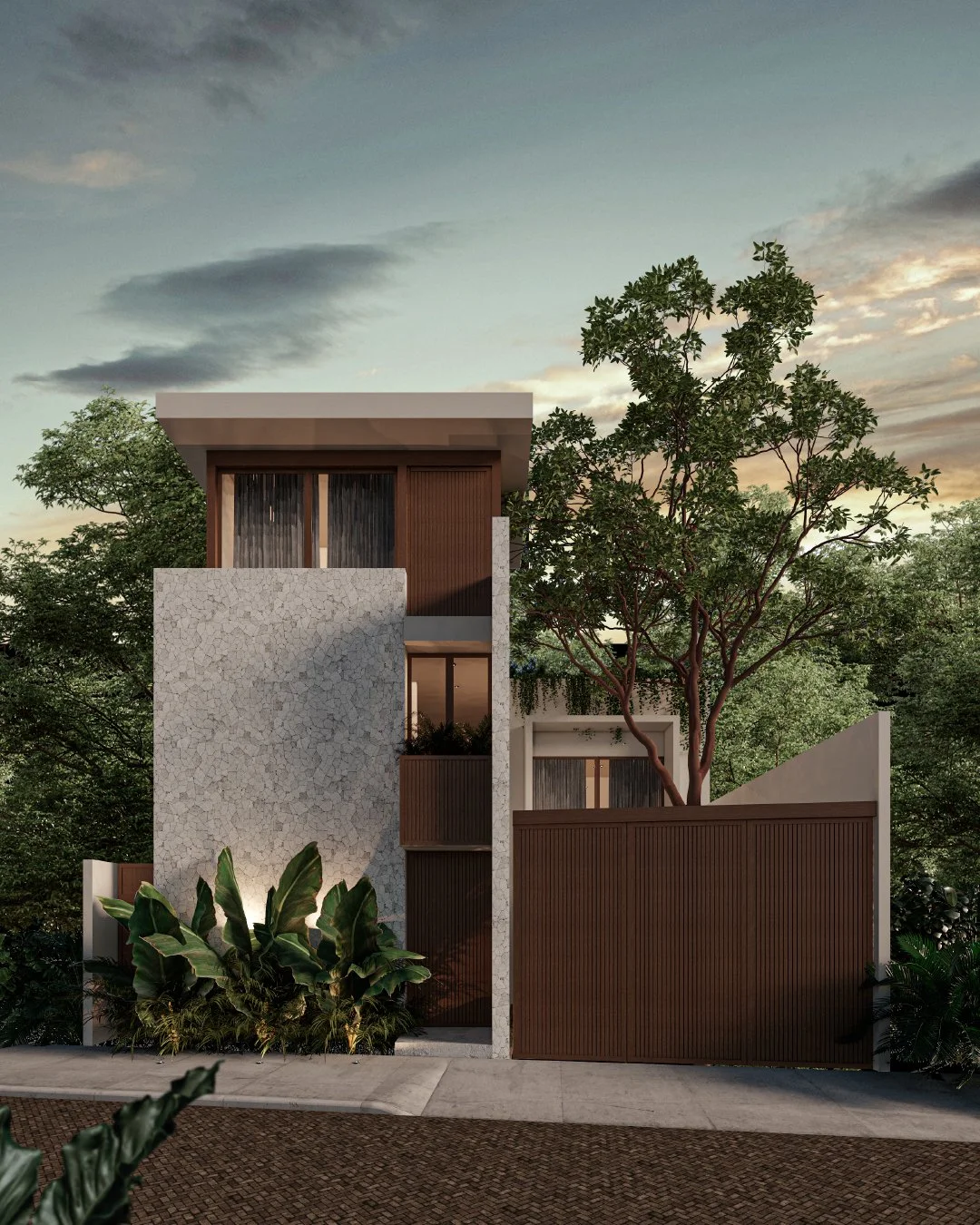 Casa Sol.
Proyecto dise&ntilde;ado por Paulina Villa Arquitectura, se proyecta su construcci&oacute;n en agosto 2026, situado en Regi&oacute;n 15 Tulum, es una casa habitacional de 345m2. Cuenta con sala, comedor, cocina independiente, &aacute;rea de