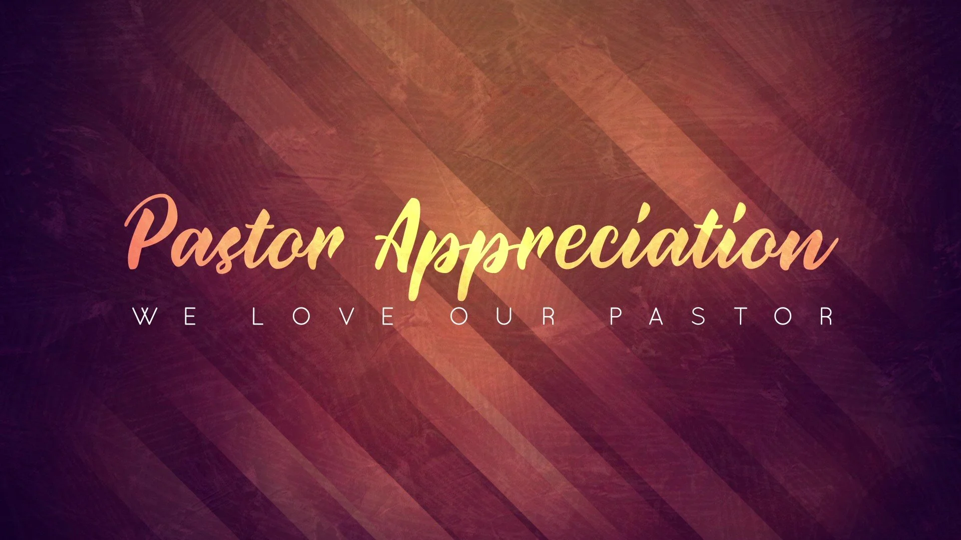 Pastor Appreciation Day