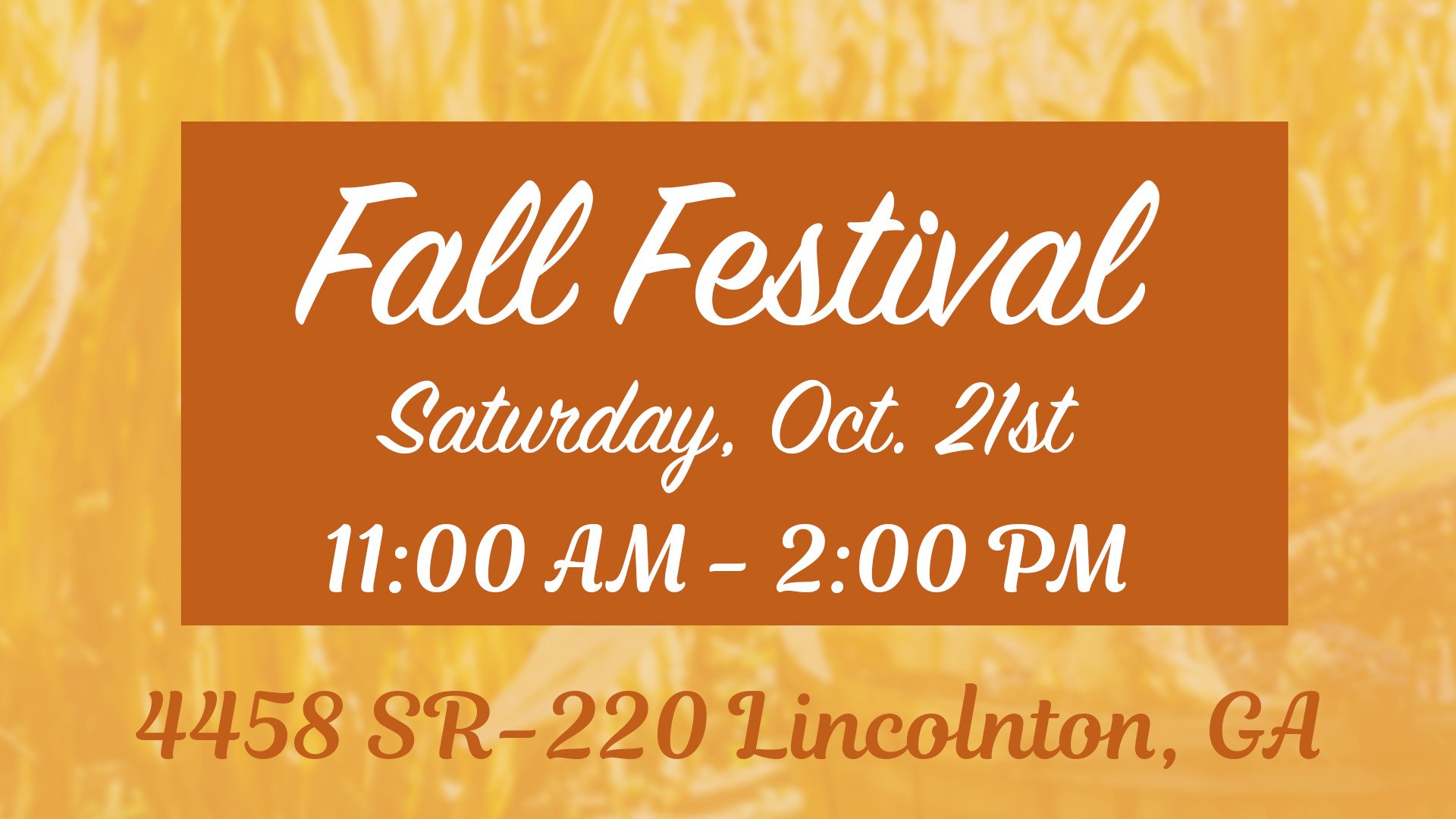 Fall Festival