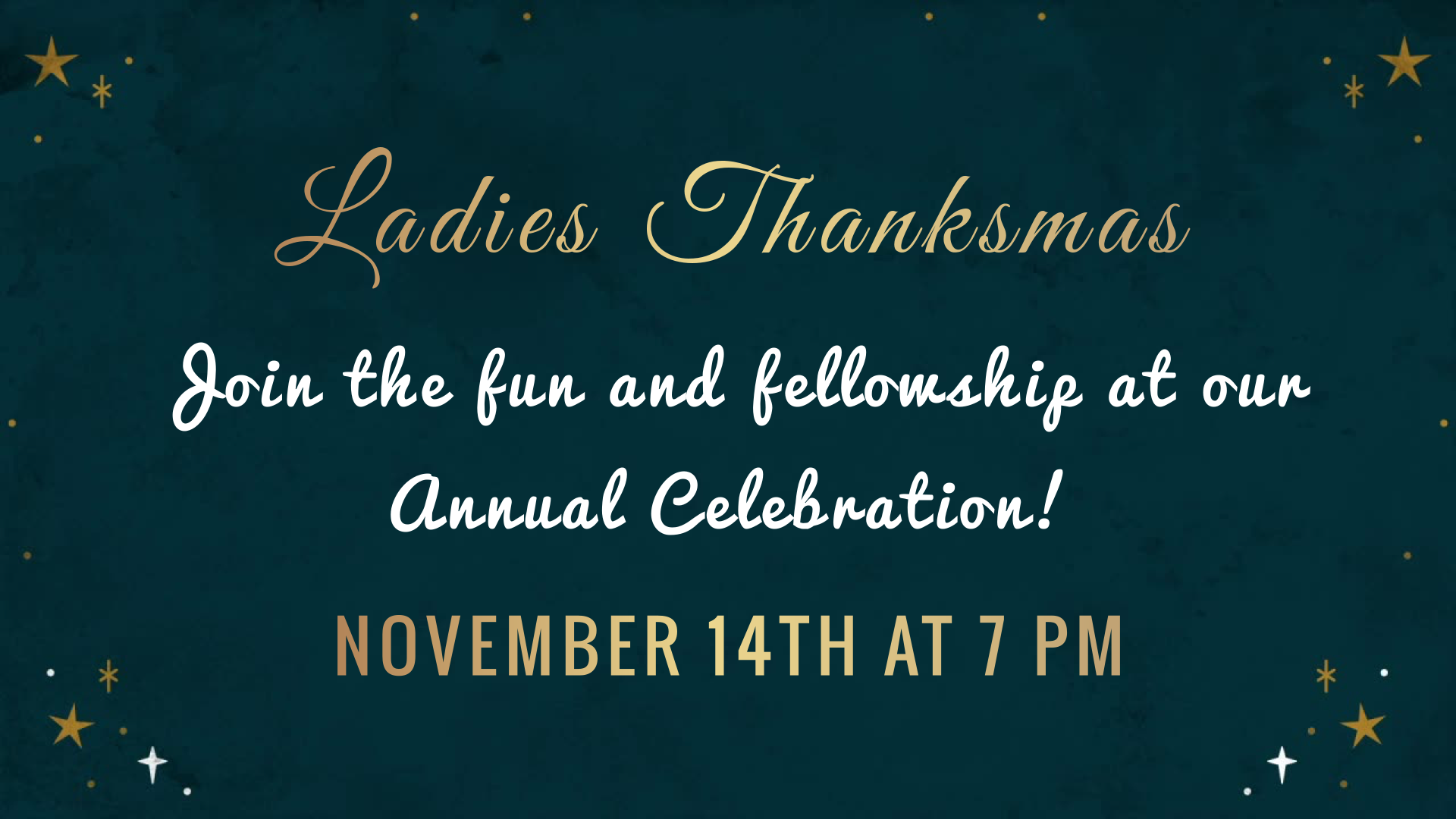 Ladies Thanksmas