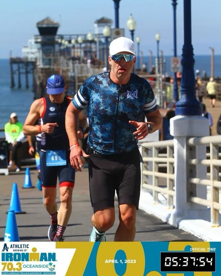 Part time dentist, part time Iron man. Dr. Eric Tyler competing at Iron man event in San Diego! #ironman #dentist
