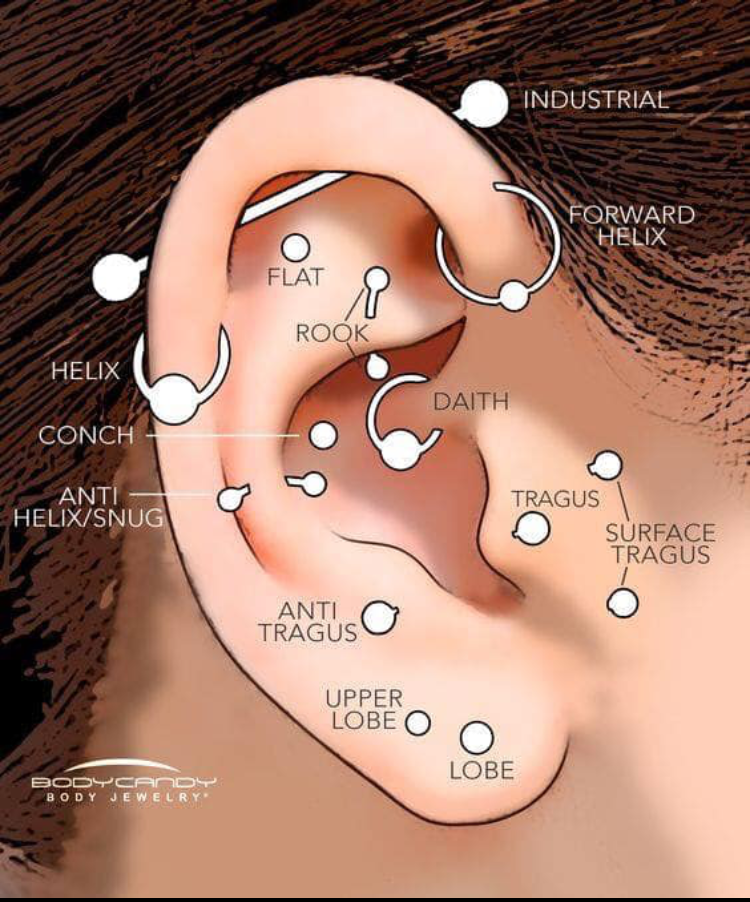 Piercing: the best place for ear piercing near me - All about tattoos