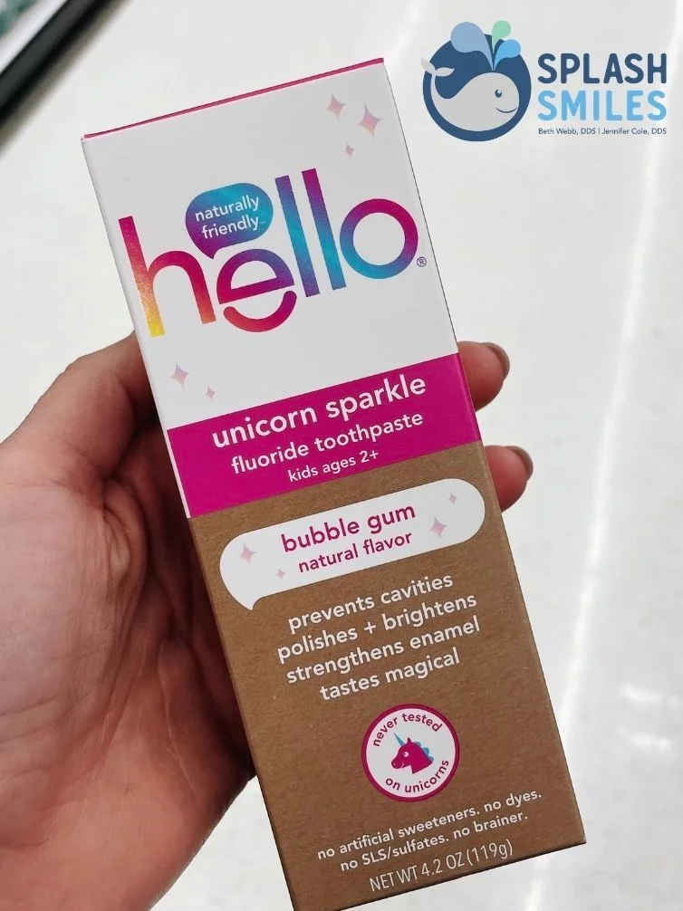 thumbnail image 2 of HELLO Bubblegum Unicorn Sparkle Toothpaste - Fluoride-Free Kids Toothpaste 4.2 Oz 2 of 14