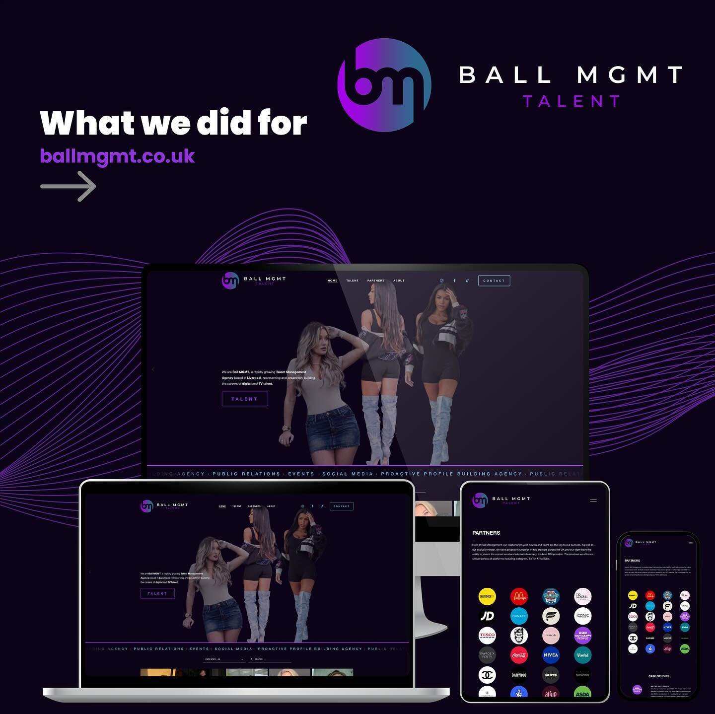 Ball MGMT has been a prominent figure in the Talent and Entertainment industry since 2021.

One of the key features in the brief was to have a filter feature to help viewers find different types of talent (TV, Digital and Family) more easily. We work