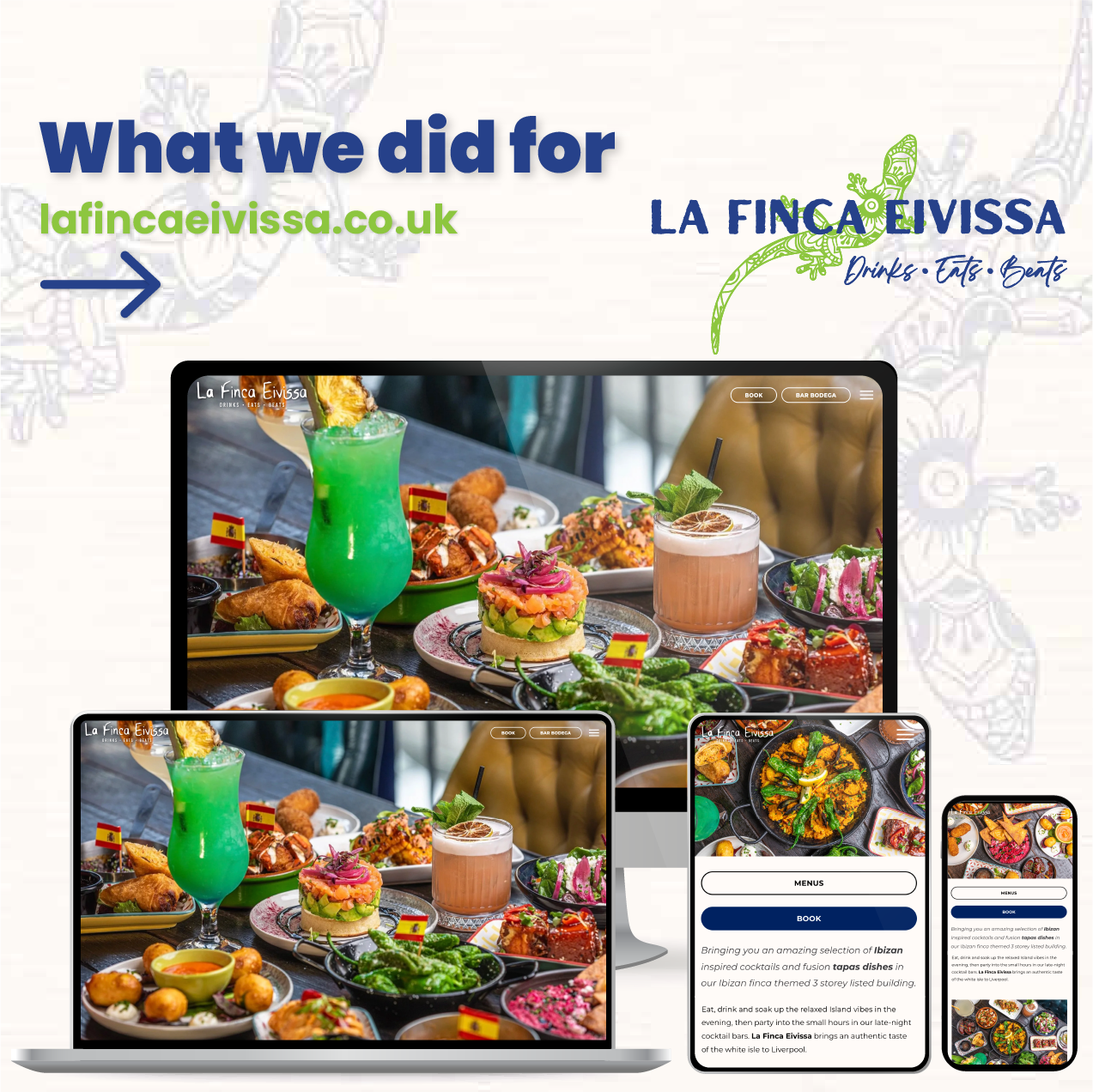 Restaurant Website Redesign &amp; Booking System for La Finca Eivissa