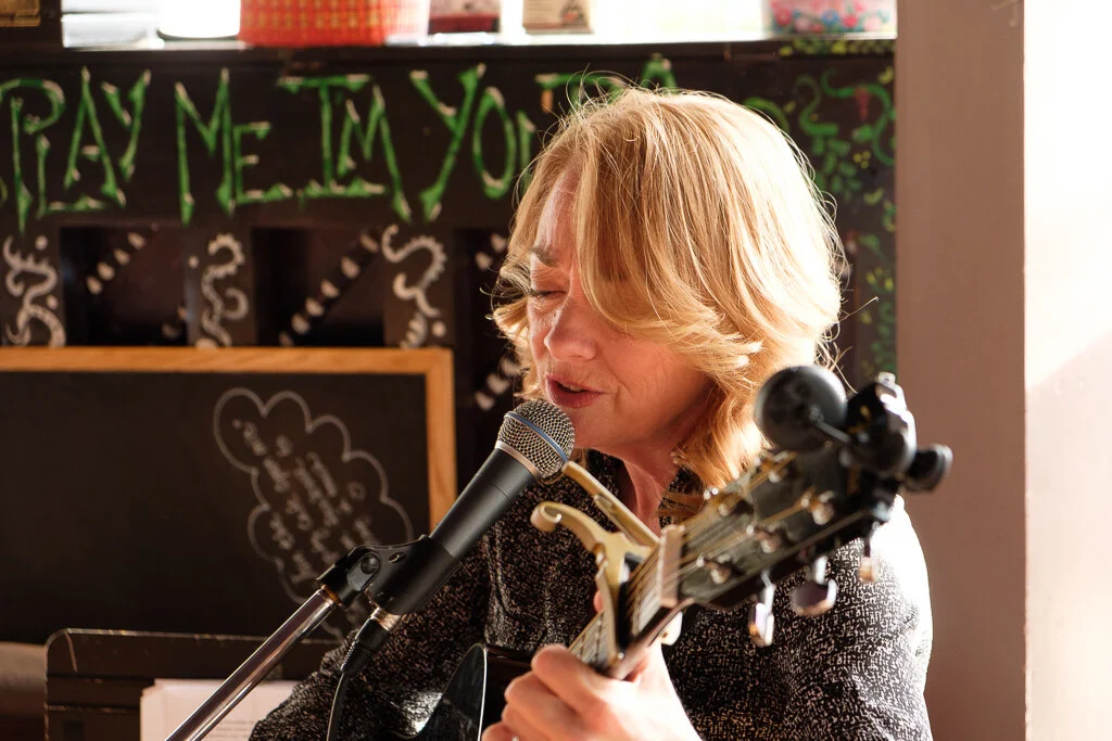 musician playing at Serendipity Cafe
