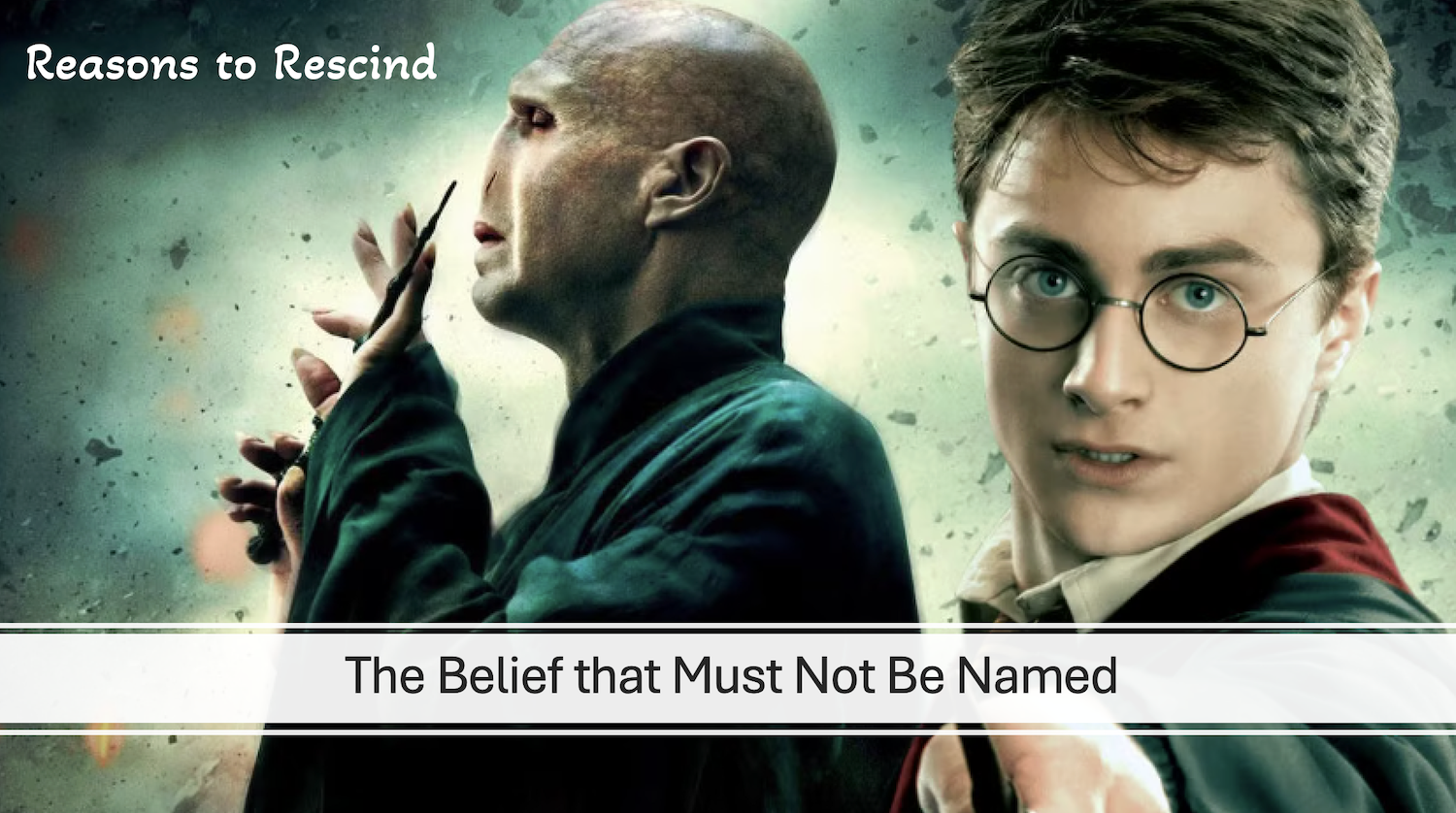The Belief that Must Not Be Named