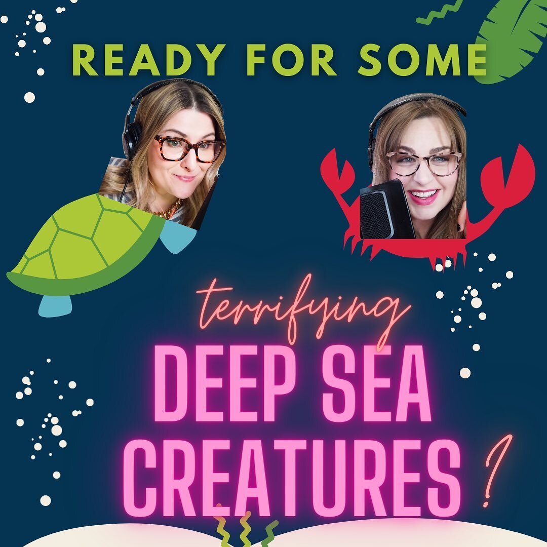 New episode out now!🌴 @msbethanywatson talks about some creepy (and fascinating!) deep sea animals 🦑 SWIPE LEFT if you wanna see pics of these *cough* (aliens) *cough* 

Tag someone who you think would love a little jolt of terror 😂

IN ORDER OF B