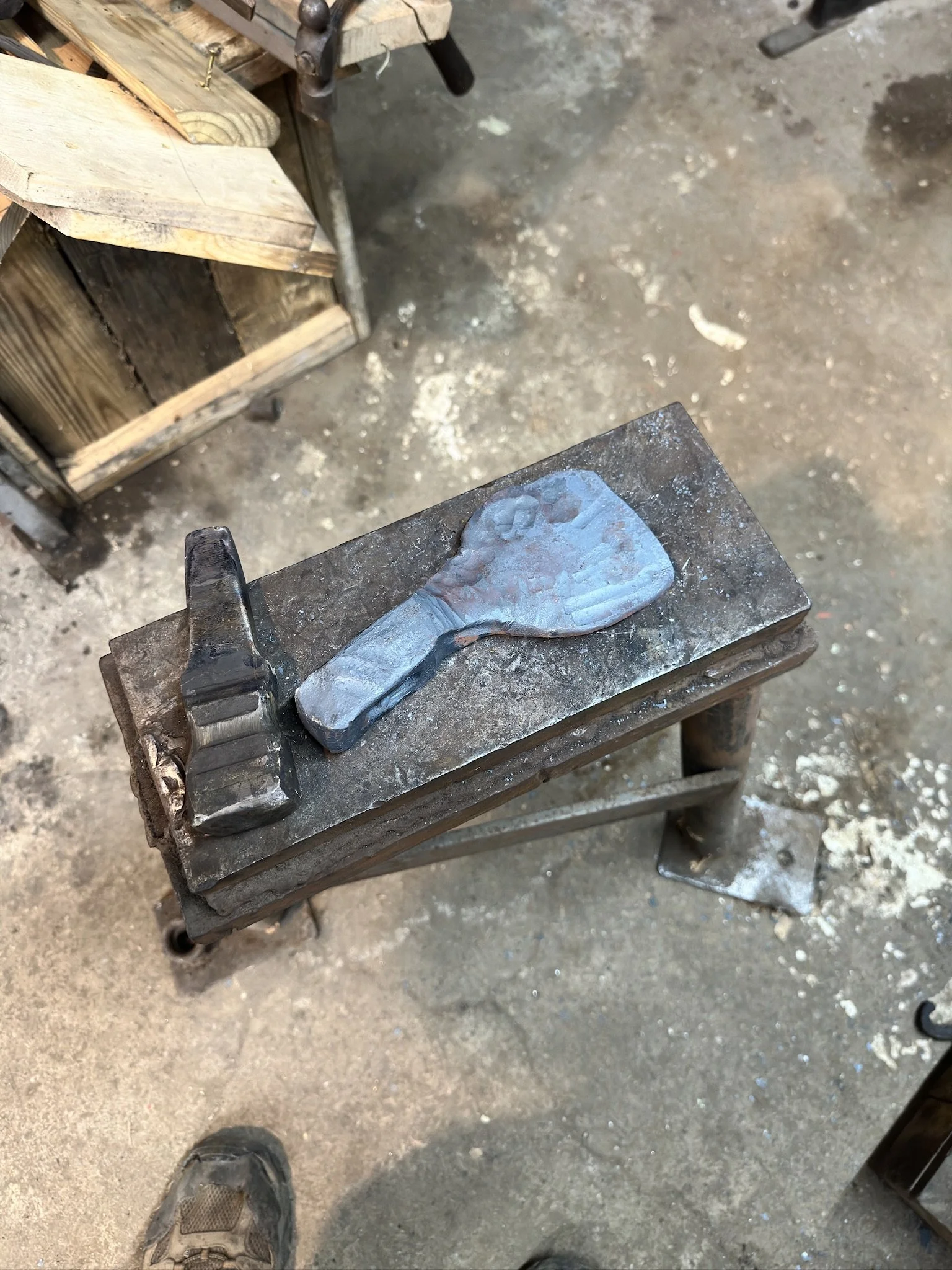 4140 Small whittling axe making process 4