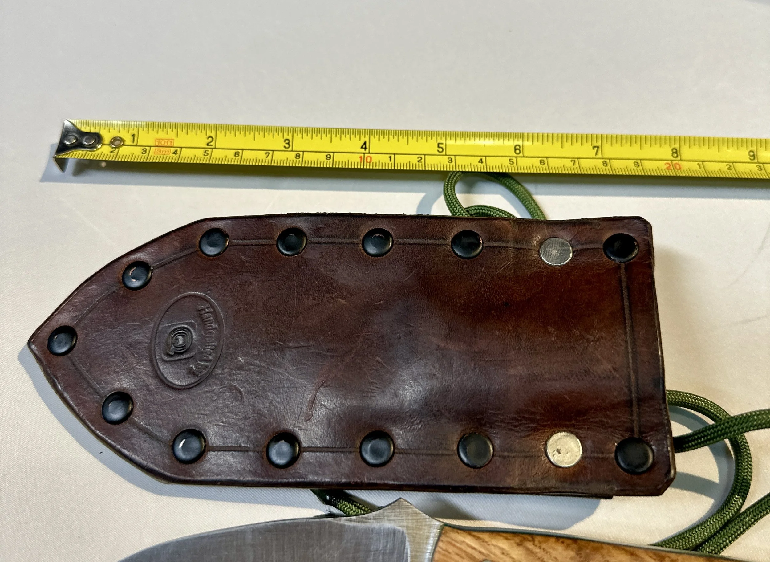 Nitro-V Wharncliffe with IPE/OAK Burl scales & Green liners