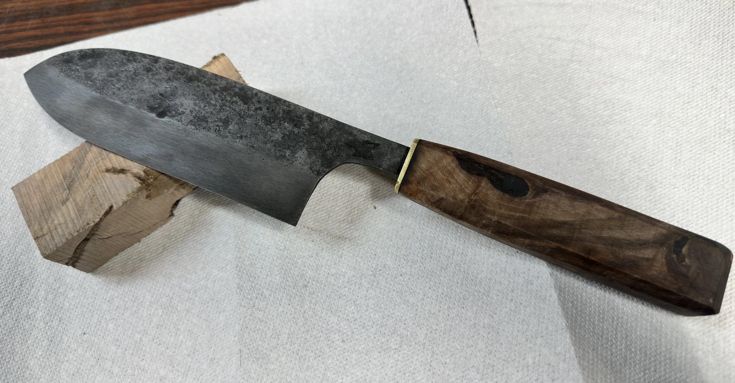 L6 Santoku with Japanese Maple Handle