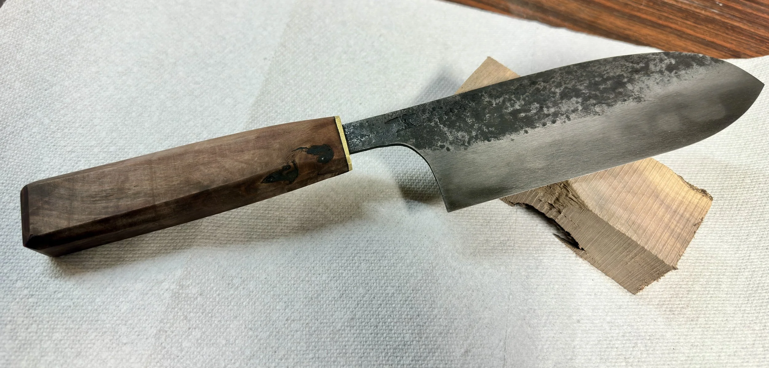L6 Santoku with Japanese Maple Handle