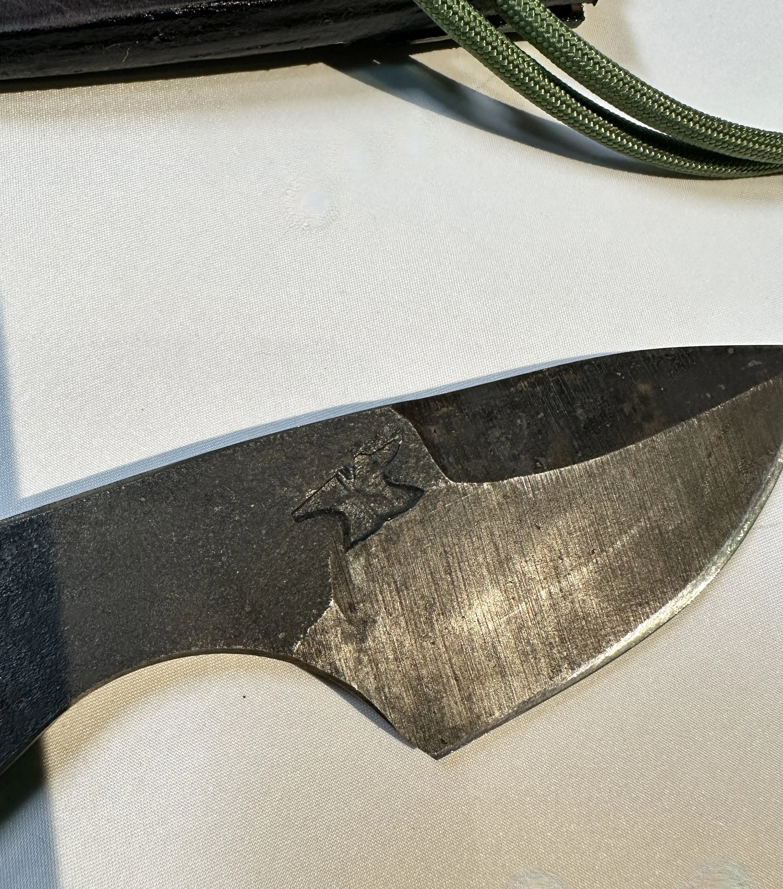 5160 1/4" thick survival/EDC with leather sheath