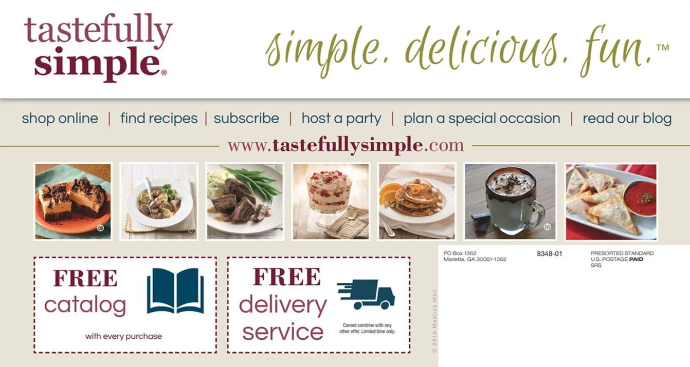 Ta Molly's Jumbo Postcard Mailer