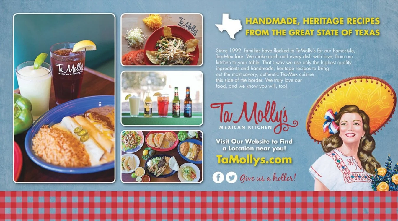 Ta Molly's Jumbo Postcard Mailer