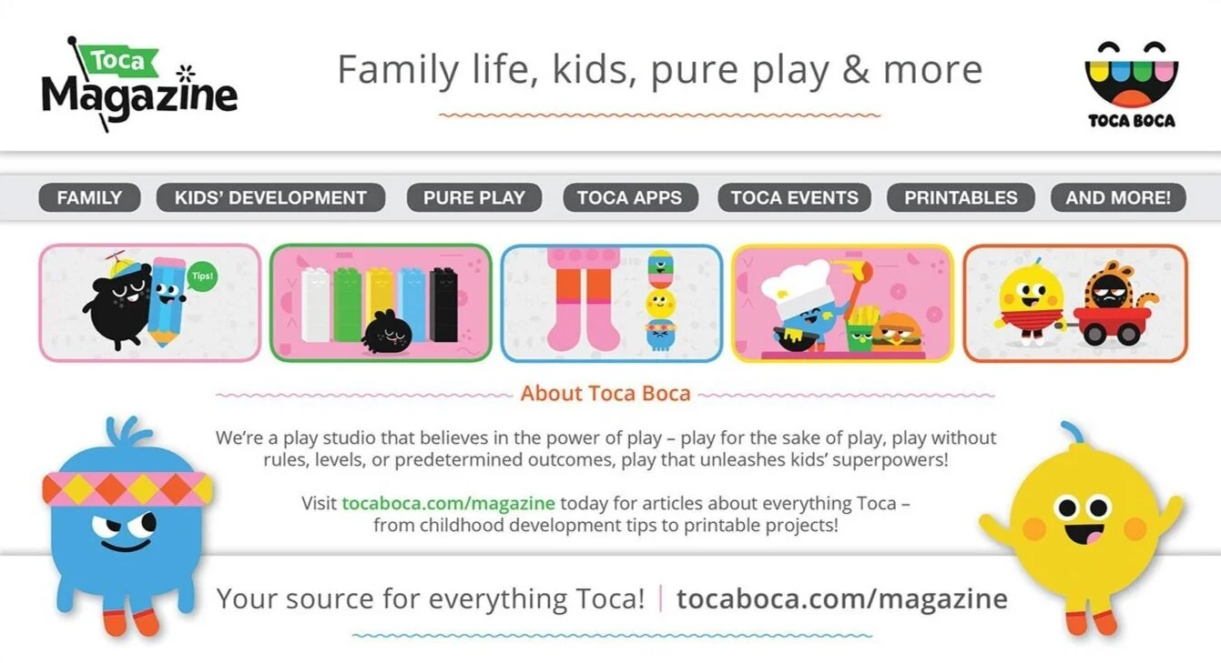 Toca Magazine Jumbo Postcard Mailer