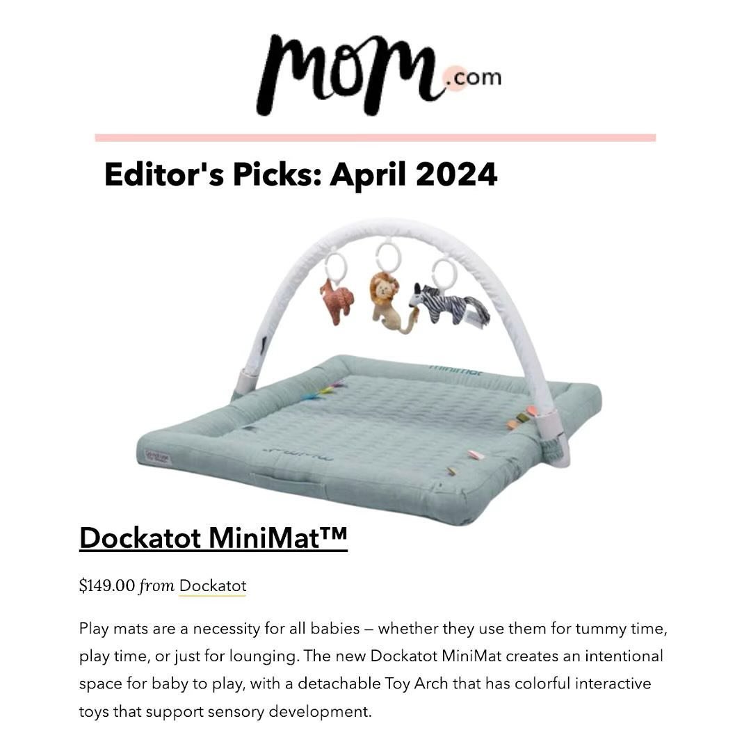 @dockatot&rsquo;s MiniMat is a @momdotcom &ldquo;Editor&rsquo;s Pick: April 2024&rdquo;