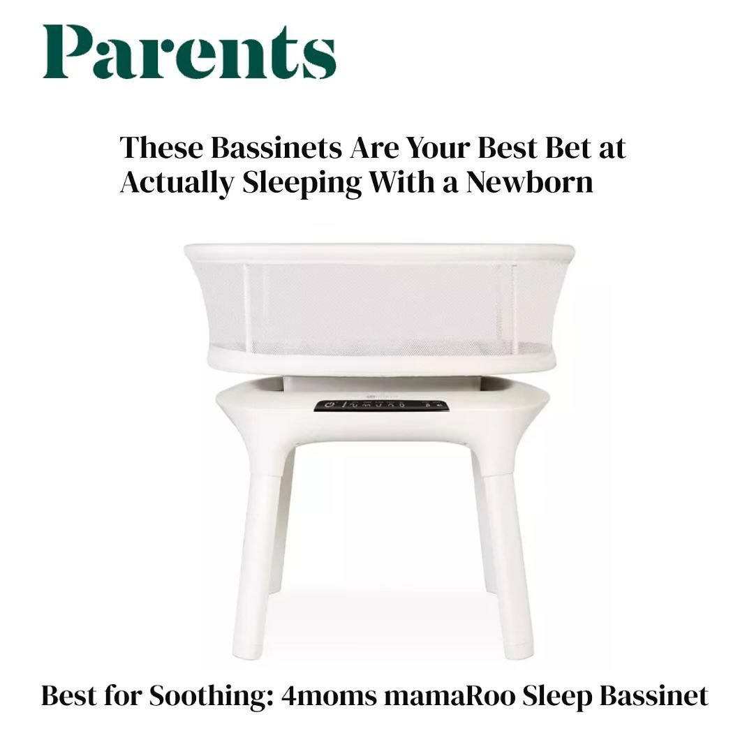 Thanks @parents for the @4moms_hq mamaRoo Sleep Bassinet shout-out!