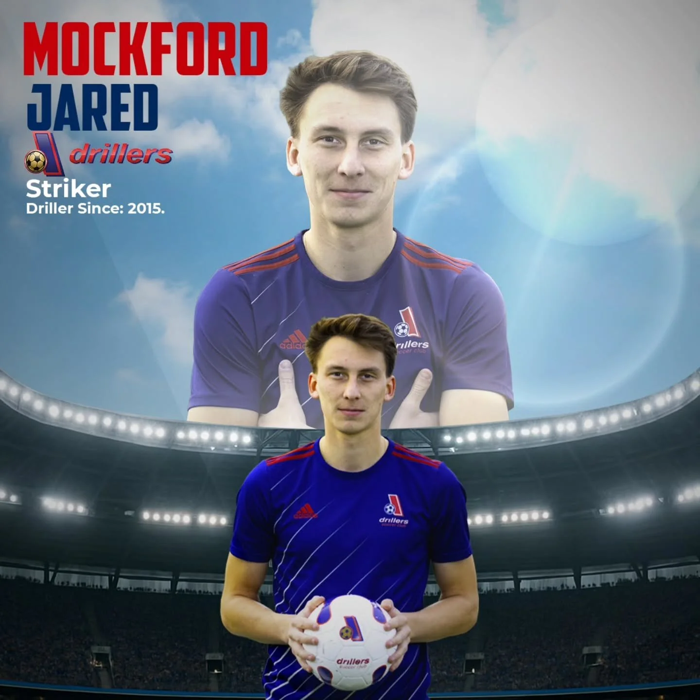Building from the Right! 🧱 Meet the players bringing strength and speed to the Drillers National squad. Anchored by the experience of Striker Jared Mockford (Since 2015), we have the fantastic work rate of Right-Back Mitchel Opryshko (Since 2018), a