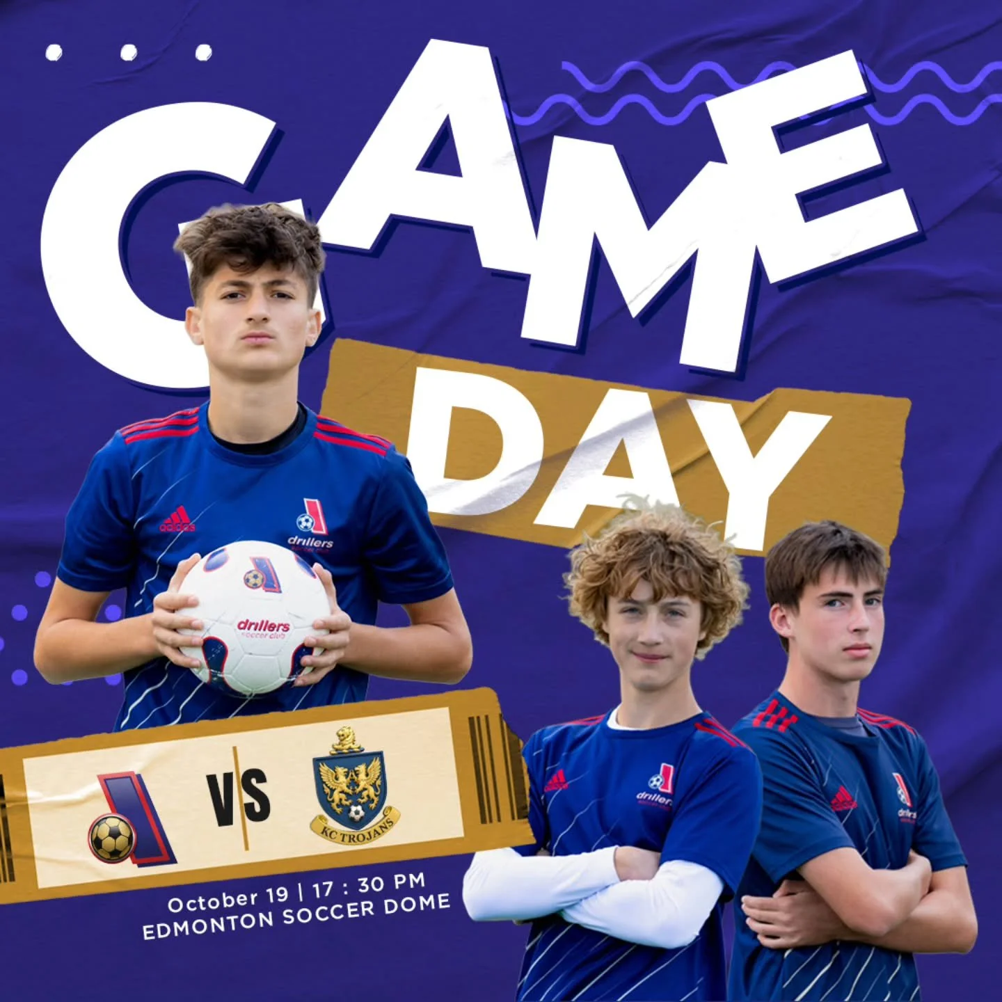 Its game day for our U17 Tennant team facing off against the @kcsoccerclub at the Soccer Dome. Kick off at 5:30PM #emsa #yegsoccer