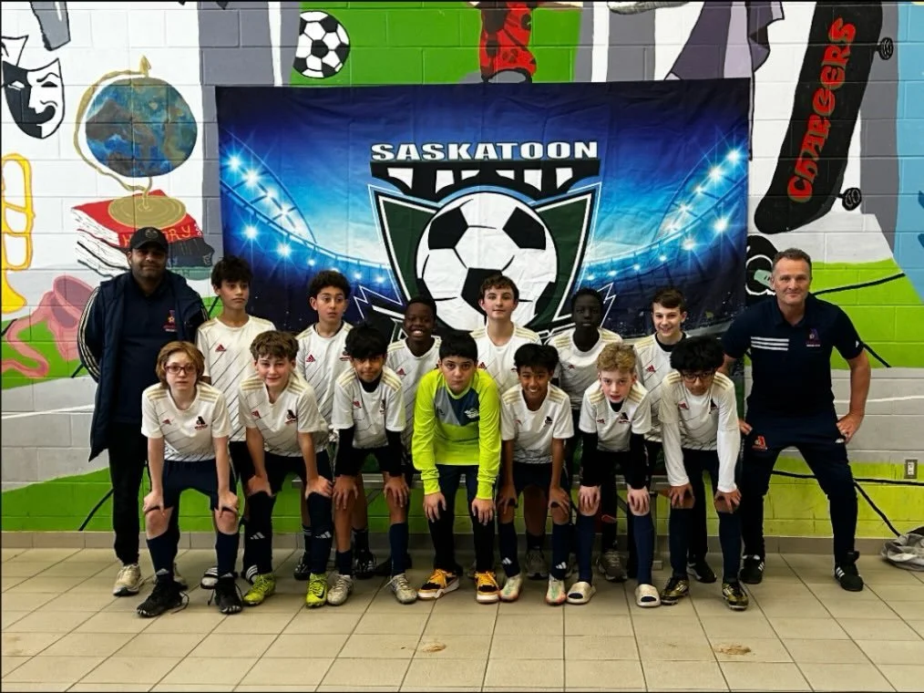 Congrats to our U13 Tier 1 boys for getting silver at the Aurora Open in Saskatoon!
They won 3 straight games to play for gold, tied 0-0 and went to Penalty kicks. They lost 2-1 against Winnepeg but came away with silver! Great job boys!!
