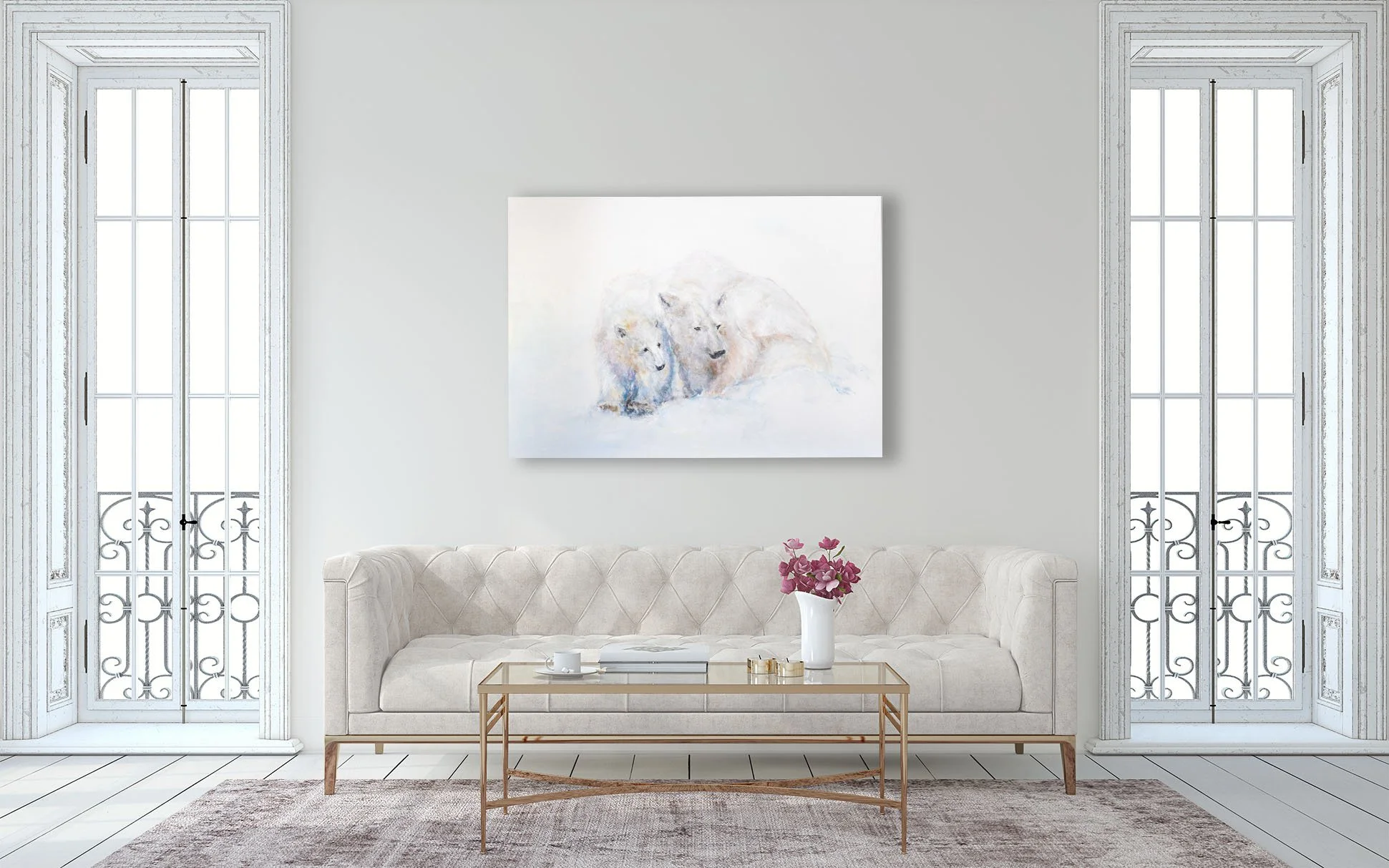 Polar Bears (35x50) Mixed Media $2100 g.jpg