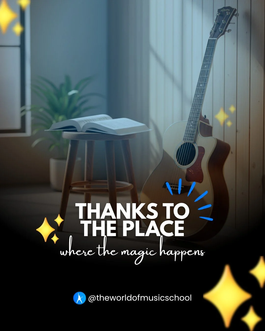 ✨ THANKS TO THE PLACE WHERE THE MAGIC HAPPENS ✨

Every note, every lyric, every breakthrough begins right here &mdash; in the space where creativity meets passion. 🎶

From the first chord to the final applause, our classrooms are where dreams take s