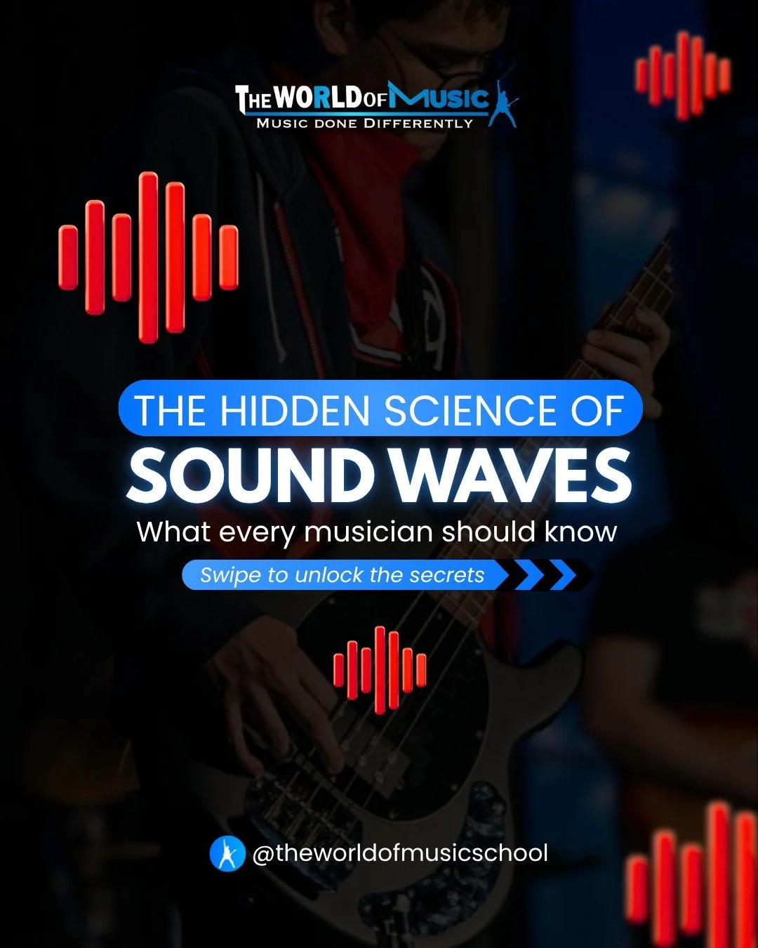🎶 The Hidden Science of Sound Waves 🎶

Ever wondered what really happens when you play your instrument or sing a note? 👀✨
Sound isn&rsquo;t just something we hear &mdash; it&rsquo;s energy in motion! 🌊⚡

In this carousel, we dive into the science